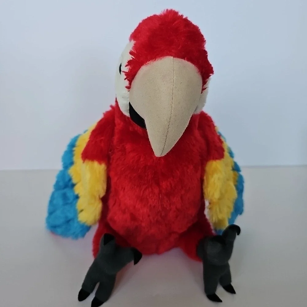 Wild Republic Scarlet Macaw Red Parrot Stuffed Animal Plush Toy Bird 11